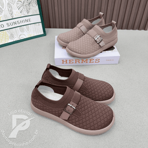 Sapato Torino - Tênis Casual Knit com Fivela Ajustável