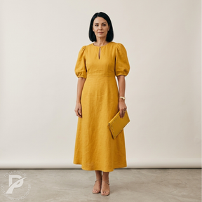 Vestido Romina – Elegância Atemporal com um Toque Moderno
