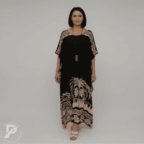 Vestido Helena Sun - Tecido fresco e estampa elegante