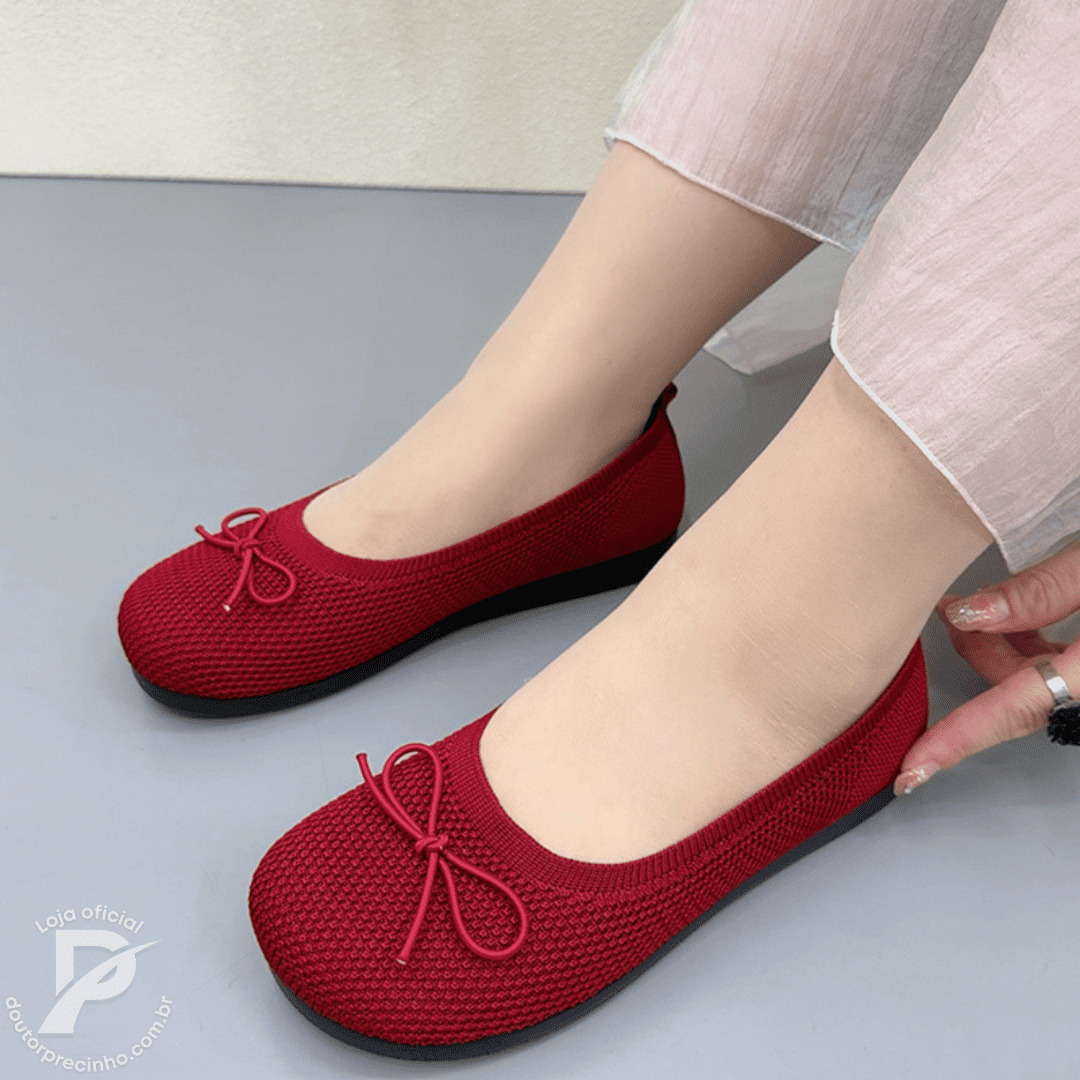 Sapatilha Coralie - Solado estável e flexível