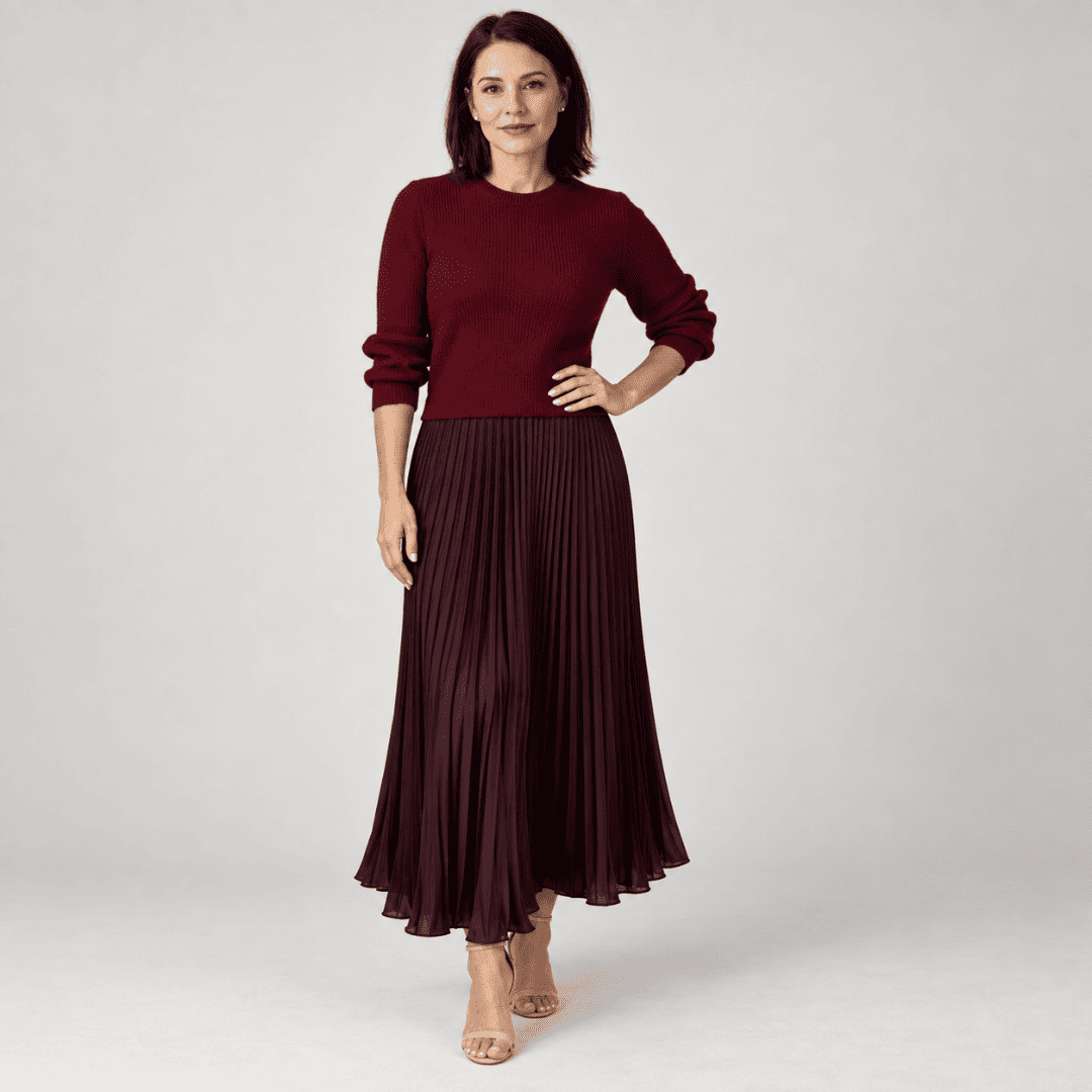 Vestido Margot – Elegância Atemporal com Toque Aconchegante