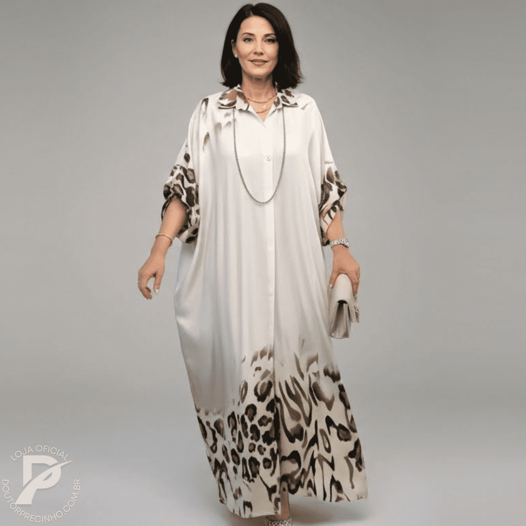 Vestido Feminino Ravenna - Luxo e Animal Print