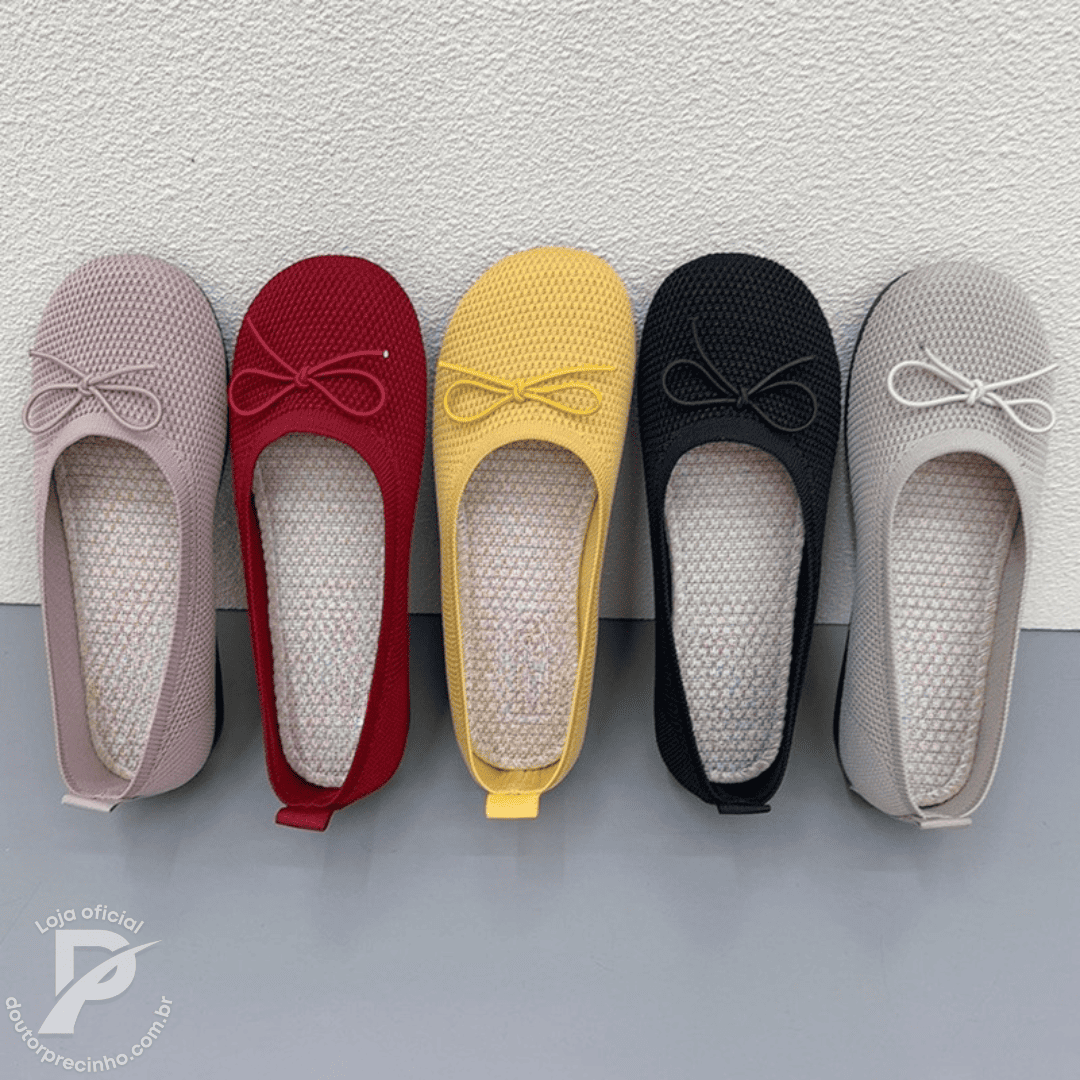 Sapatilha Coralie - Solado estável e flexível