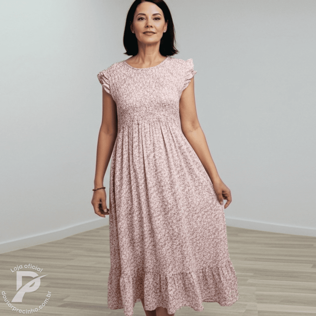 Vestido Livianne - Graciosidade que transmite leveza