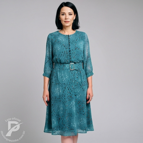 Vestido Amarante - Manga 3/4