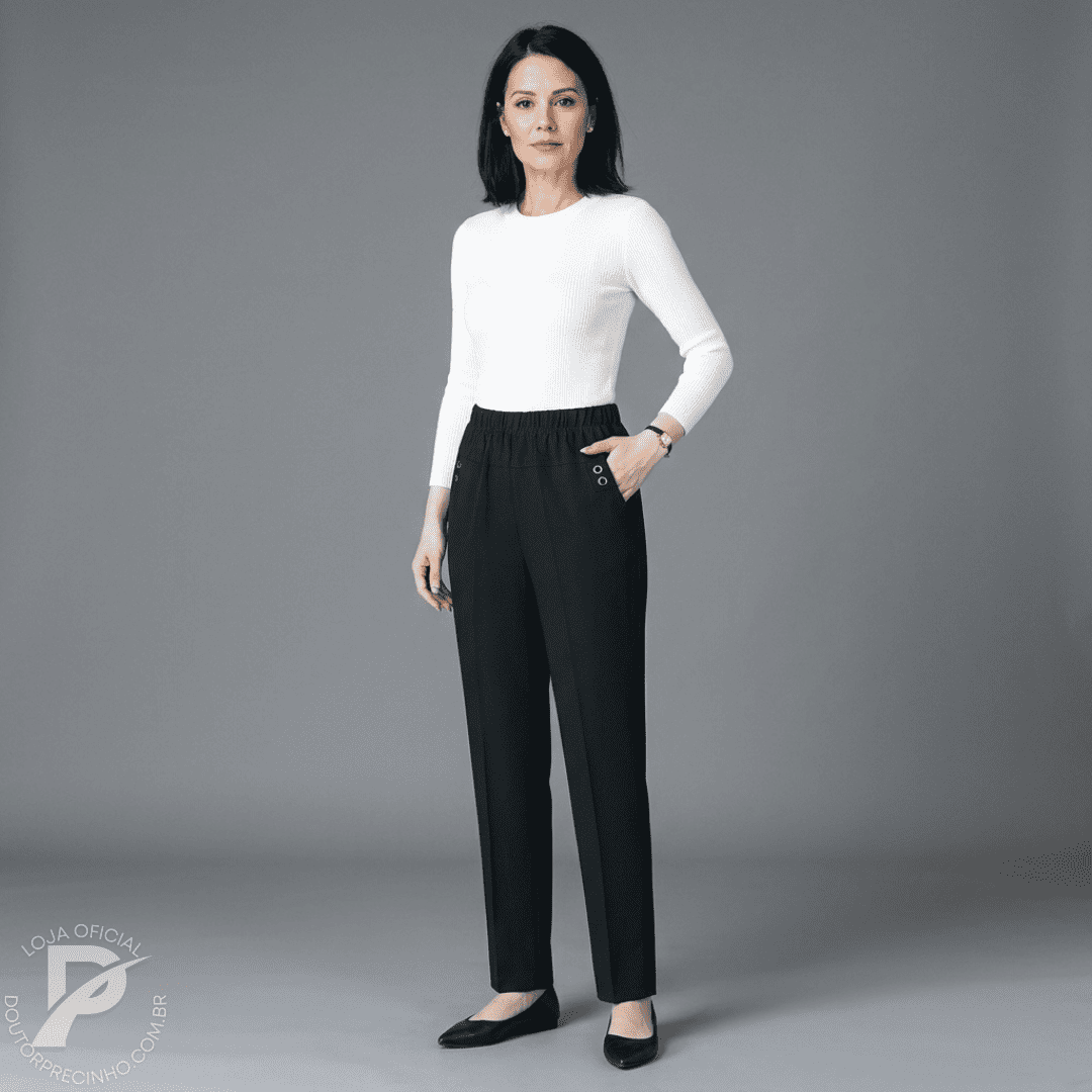 Calça com forro em lã para o inverno -  Lucy