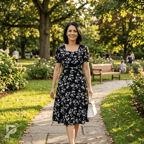 Vestido Marina - Alto nível de elegância e frescor