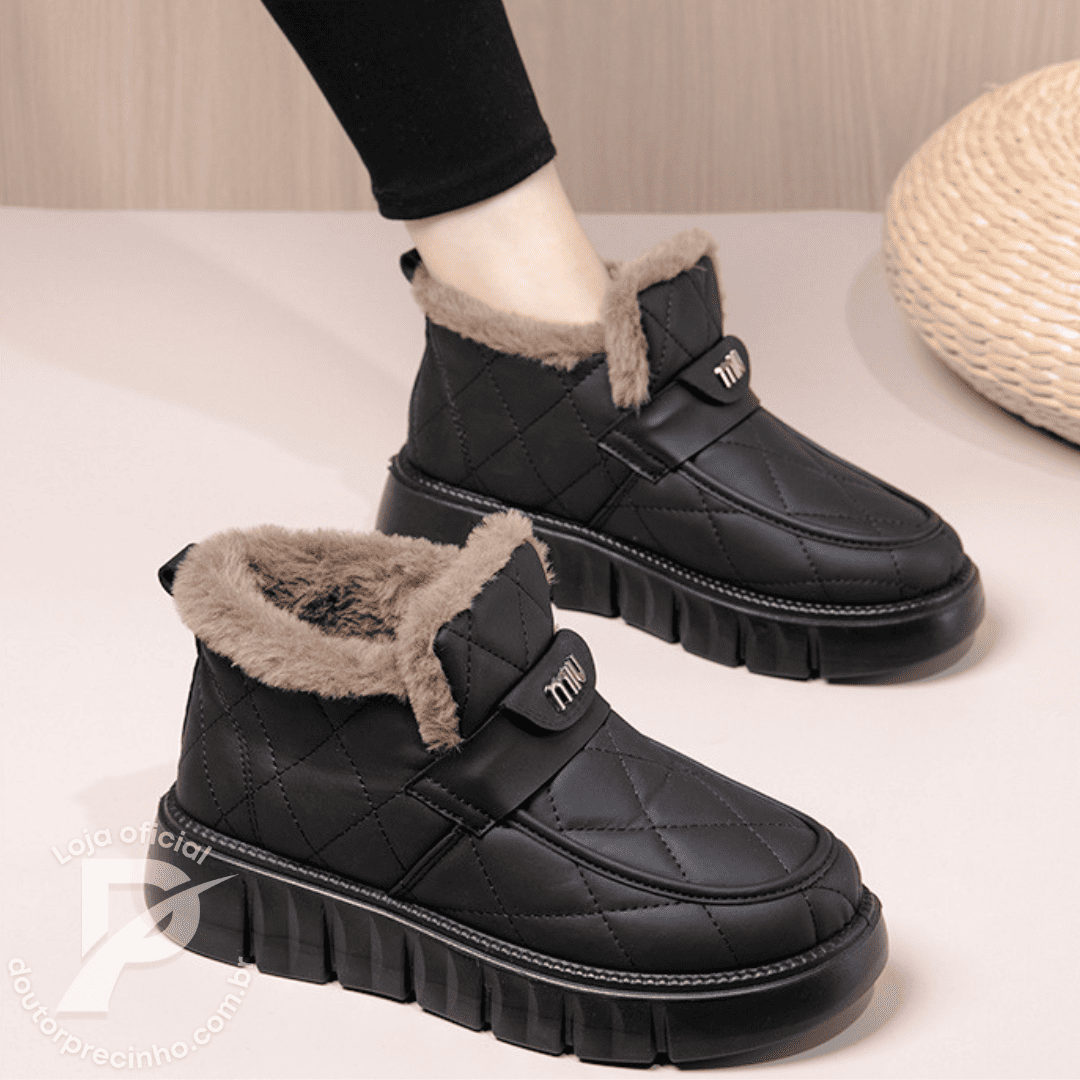 Bota Feminina Forrada com Pelúcia Martina