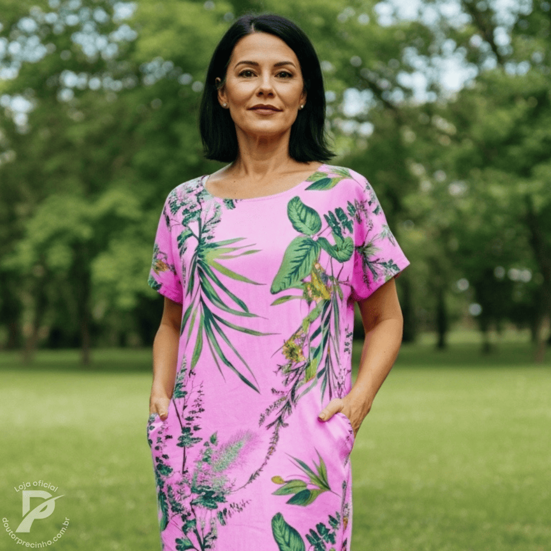 Vestido Azelinne - Elegância que flui com naturalidade