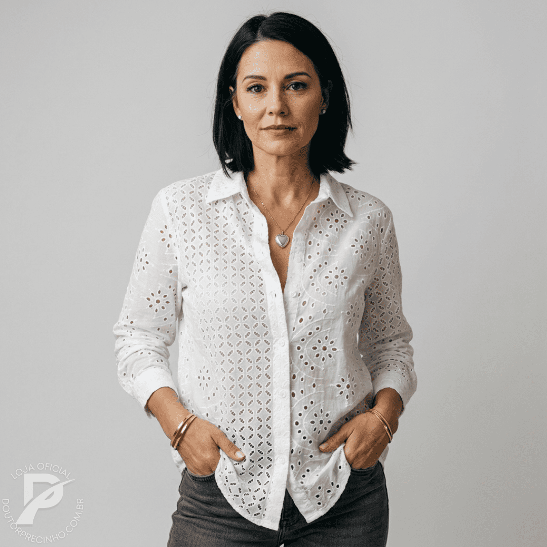 Camisa Elodie - Frescor Delicado