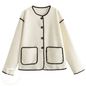 Cardigan Feminino Lucienne – Elegante com Botões Frontais