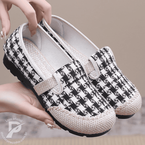 Sapato Noa – Mocassim com Estampa Pied-de-Poule