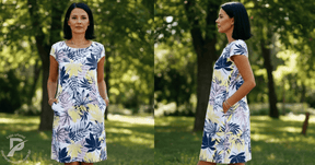 Vestido Azelinne - Elegância que flui com naturalidade