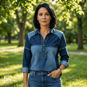 Camisa Rosalie - Casual sofisticado