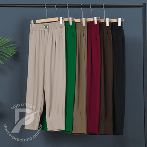 [2 peças] Calça versátil e leve - Evelin