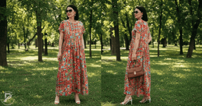 Vestido Ferisse - Presença vibrante e elegância artística