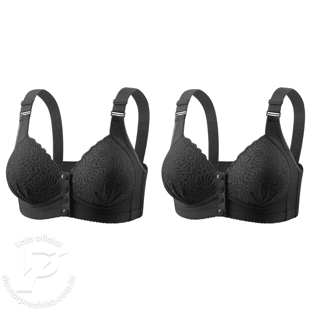 [Kit 2 peças] Sutiã Clarisse – Suporte, Conforto e Delicadeza