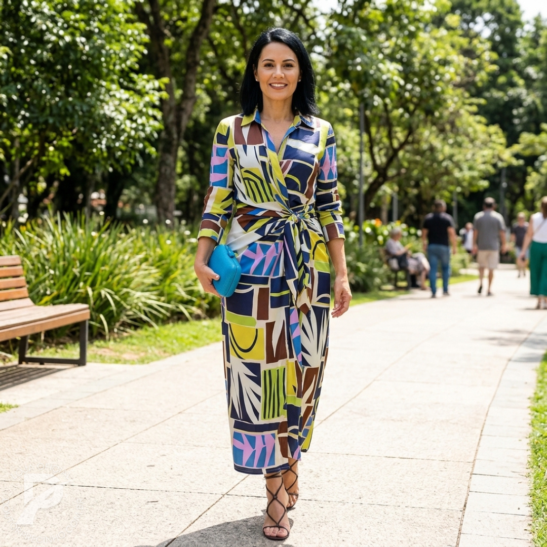 Vestido Tiziana – Sofisticação e Modernidade em Uma Peça Única