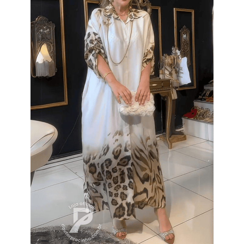 Vestido Feminino Ravenna - Luxo e Animal Print