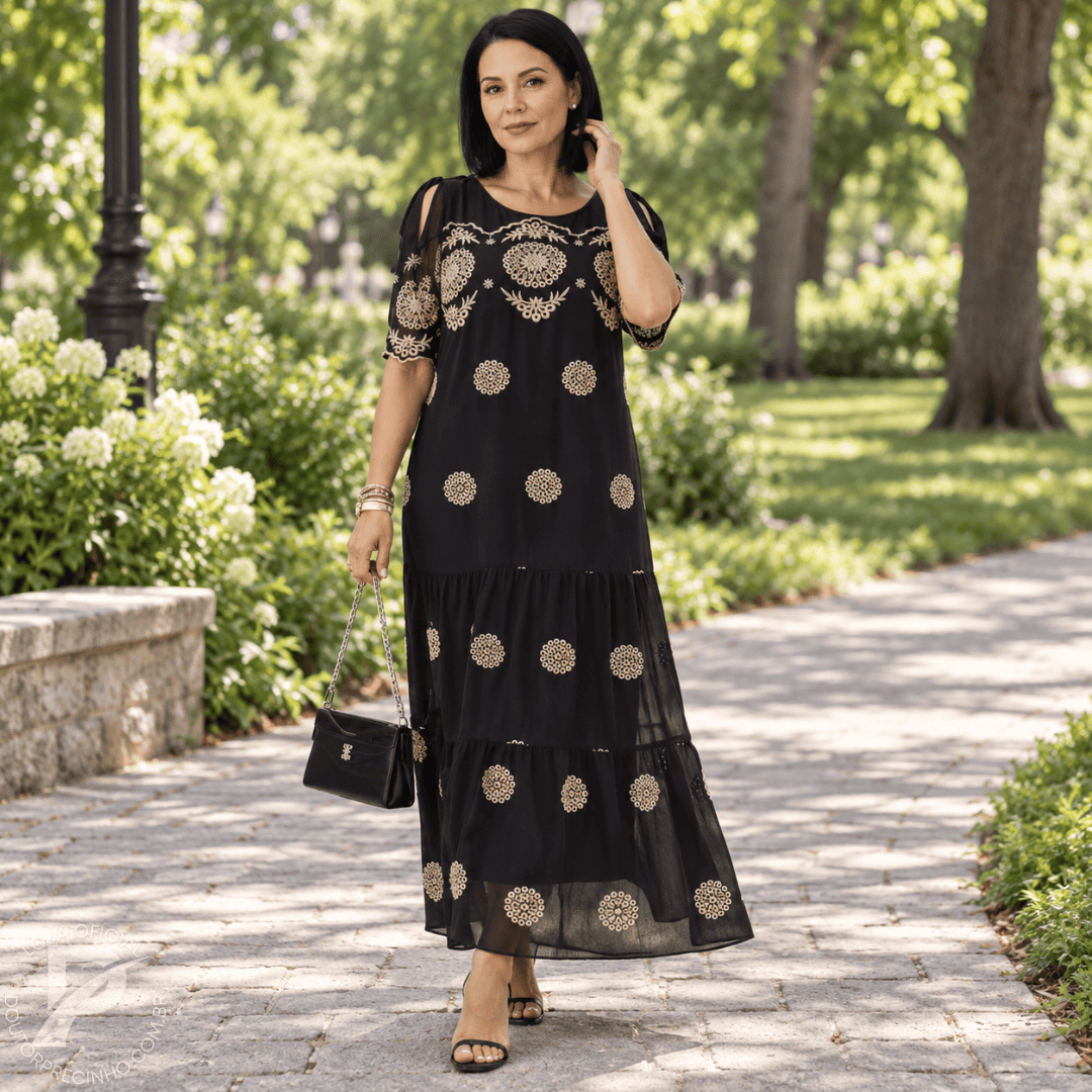 Vestido Verona - Elegância e Conforto para Todas as Ocasiões