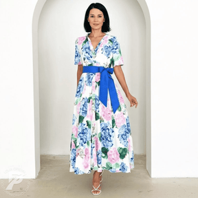 Vestido Fiorenza – Elegância Floral e Charme Atemporal