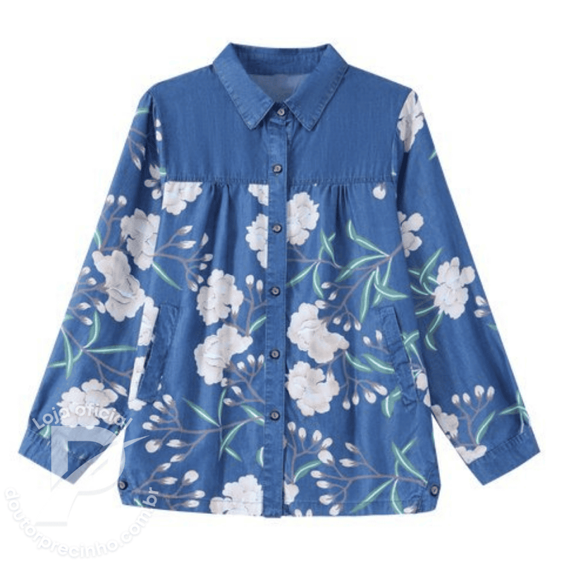 Blusa Fiorella - Estilo floral leve para toda estação