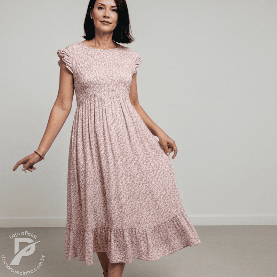 Vestido Livianne - Graciosidade que transmite leveza