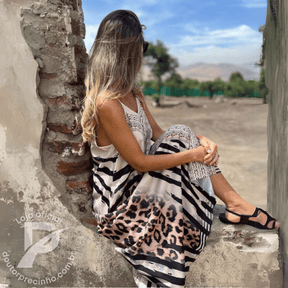 Vestido Aline – Um Toque Selvagem com Sofisticação