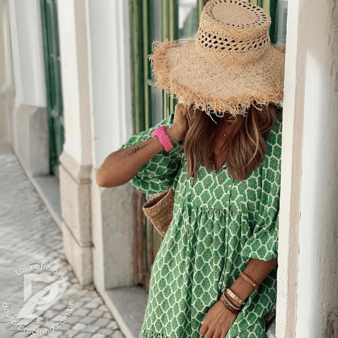 Vestido Anadia - Modelagem Soltinha