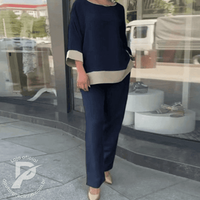 Conjunto Elegante em Tecido Leve – Maristela