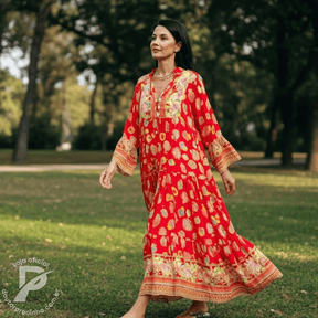 Vestido Ardélia – Leveza, Cor e Movimento