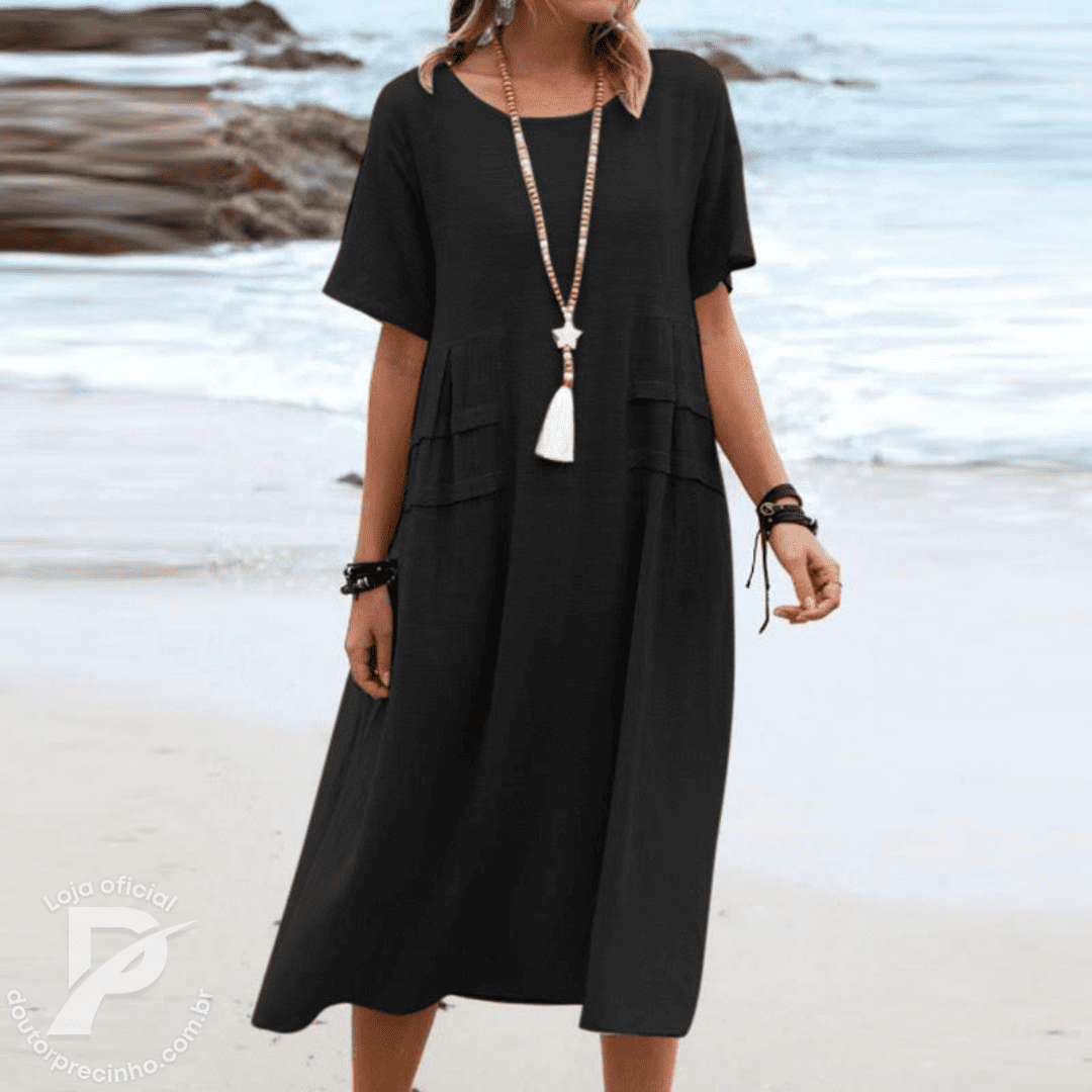 Vestido Thalira - Soltinho e Tecido Leve