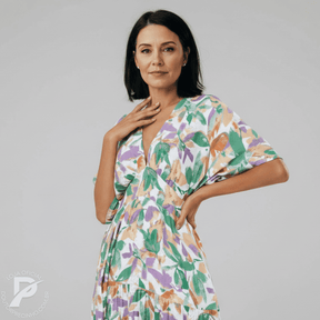 Vestido Longo Nalina - Caimento Fluido e Conforto