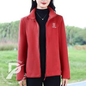 Jaqueta Feminina Térmica de Fleece Mandy – Conforto, Estilo e Aquecimento Garantido
