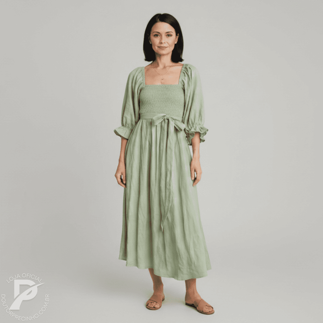 Vestido Ravena - Modelagem Versátil