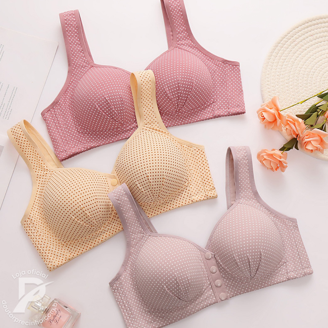 [Kit 2 peças] Sutiã Odalyne - Delicadeza que ilumina e acolhe