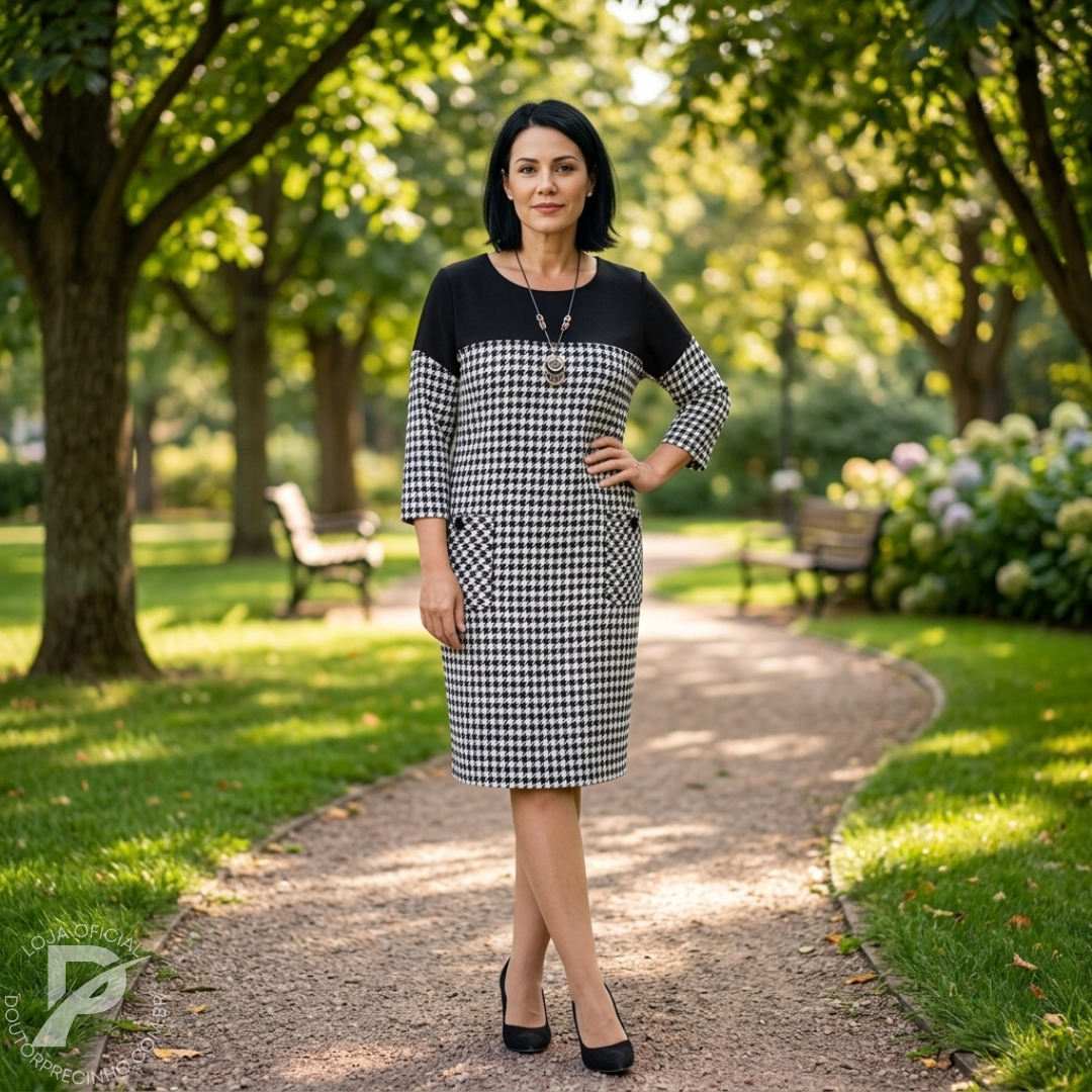 Vestido Elizia – Sofisticação e Conforto em Uma Única Peça
