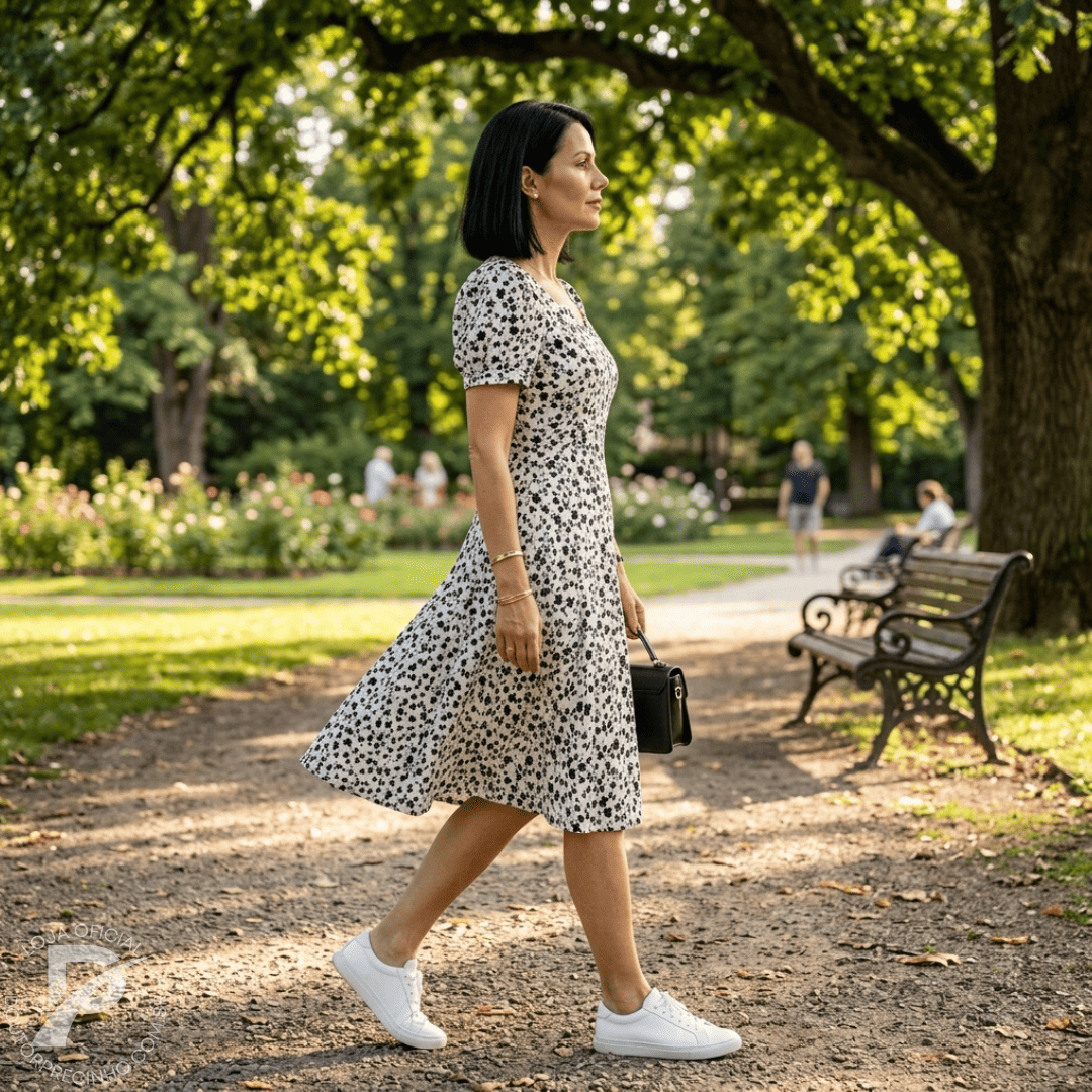 Vestido Marina - Alto nível de elegância e frescor