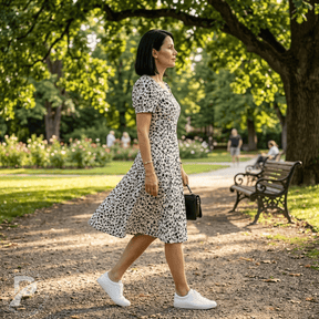 Vestido Marina - Alto nível de elegância e frescor