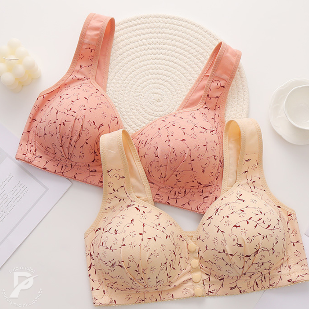 [Kit 2 peças] Sutiã Isavine - Modelagem acolhedora