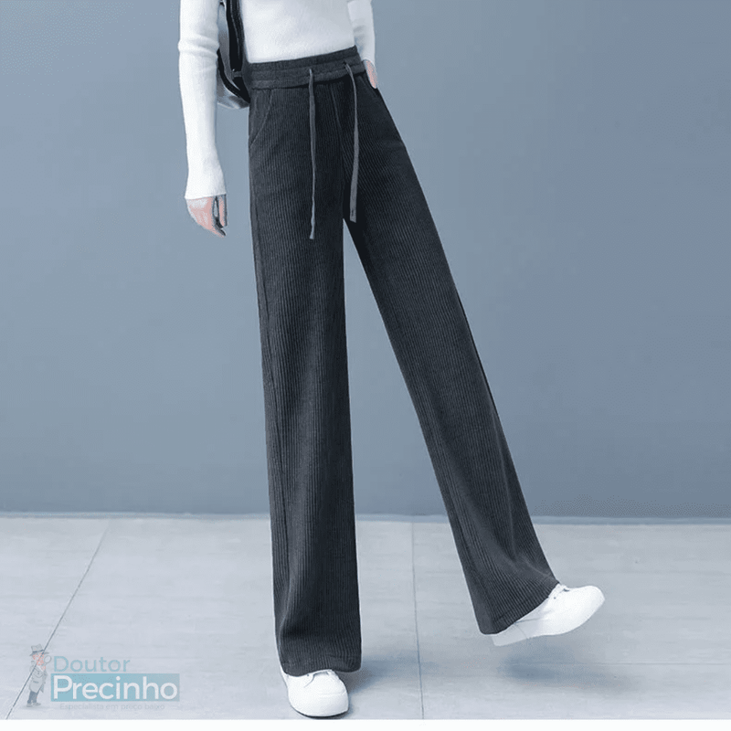 Calça forrada em lã - Poly