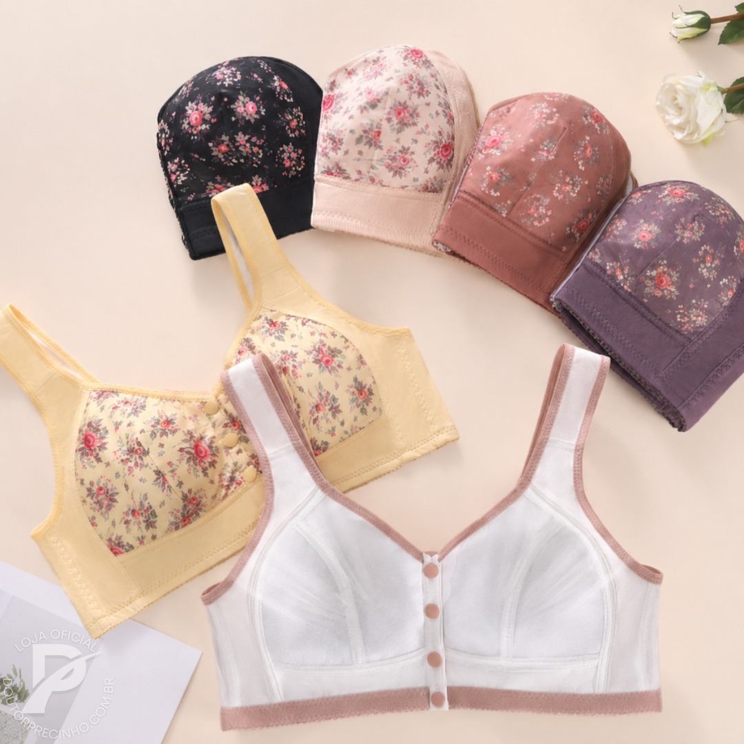 [Kit 2 peças] Sutiã Nivelle - Delicadeza que Acolhe