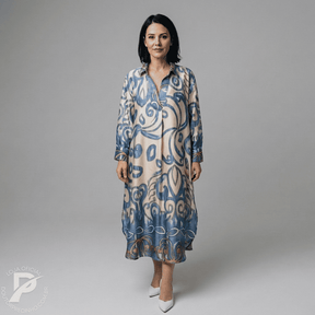 Vestido Midi Ravello - Elegância Atemporal e Conforto Exclusivo