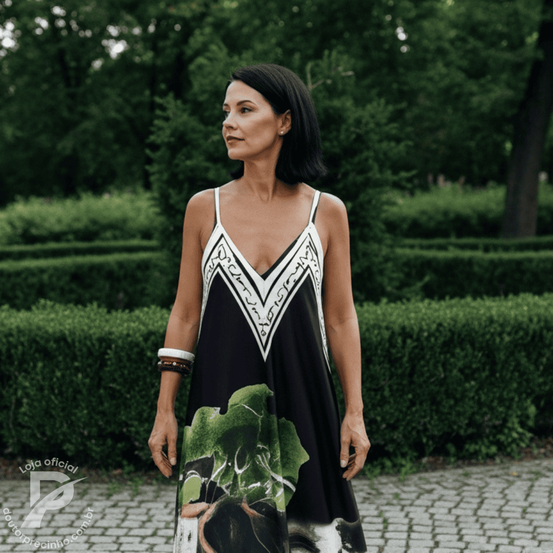Vestido Eraline – Estilo Artístico, Elegância e Liberdade em Cada Movimento