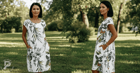 Vestido Azelinne - Elegância que flui com naturalidade