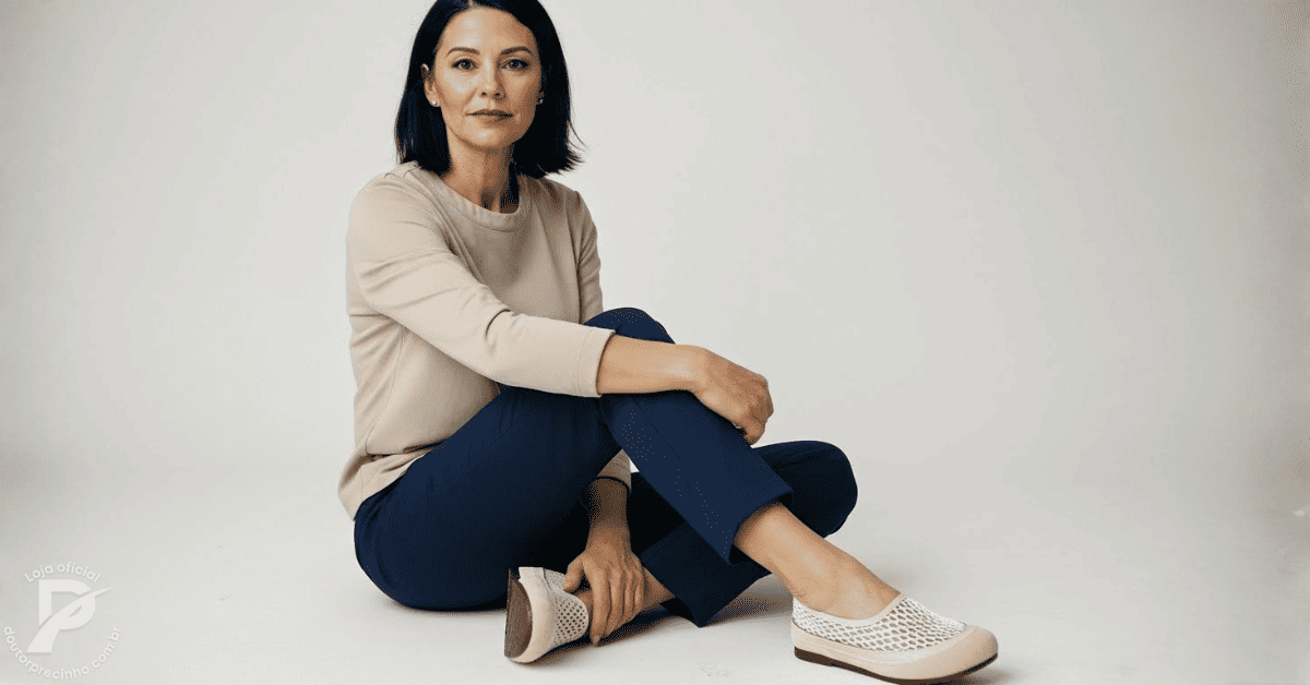 Sapatilha Térine - Textura leve e arejada