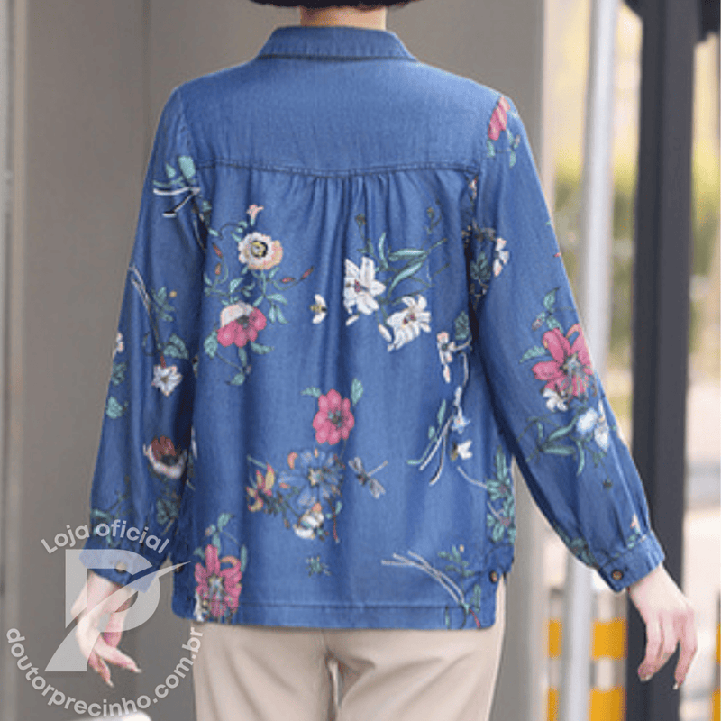 Blusa Fiorella - Estilo floral leve para toda estação