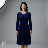 Vestido Manga Longa Elegante - Juliana