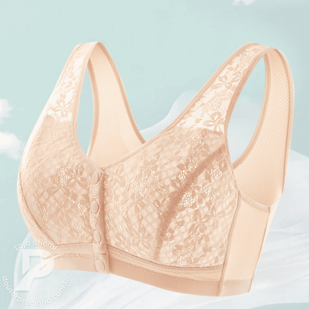 [Kit 2 peças] Sutiã Eloane - Fecho Frontal