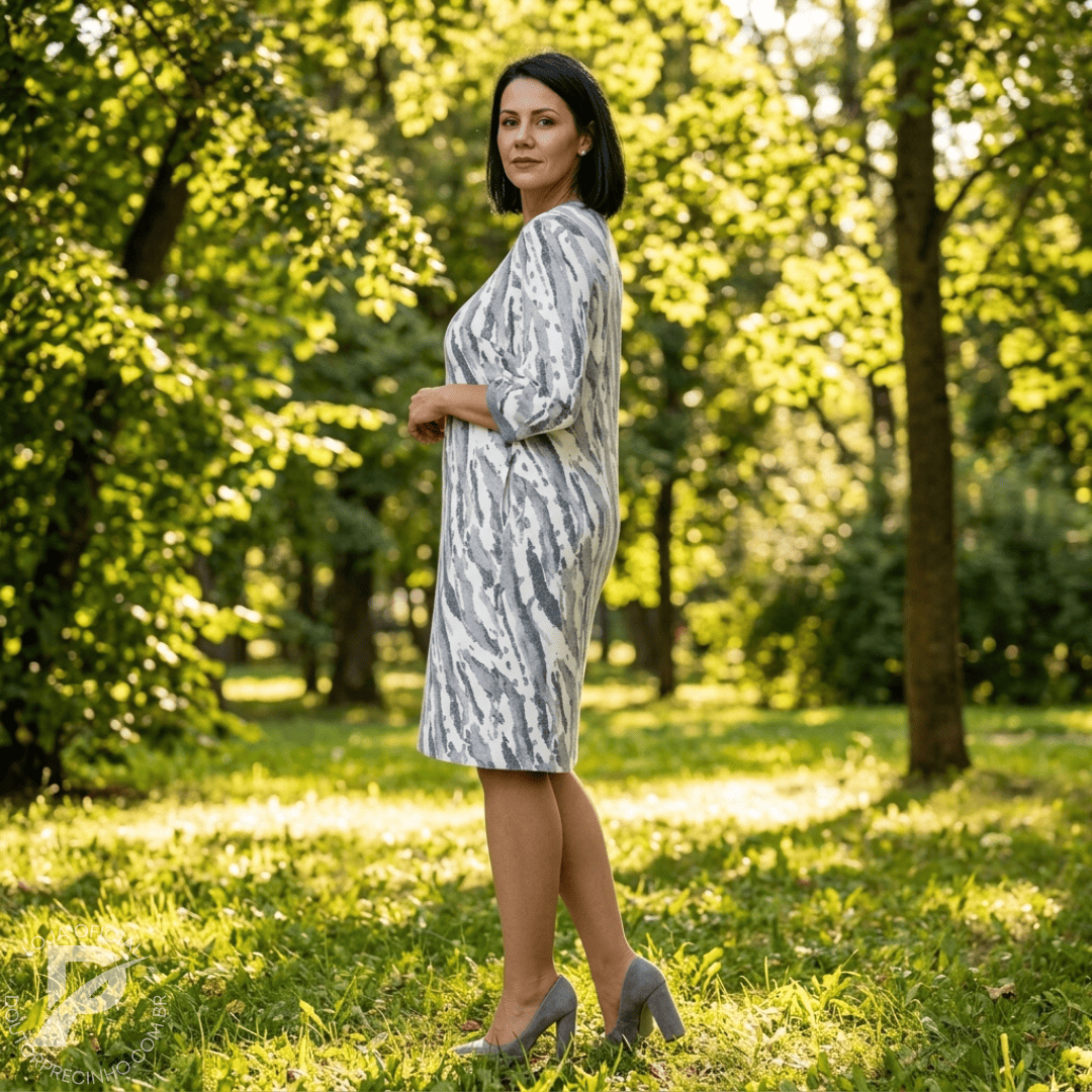 Vestido Arabella - Sofisticação discreta